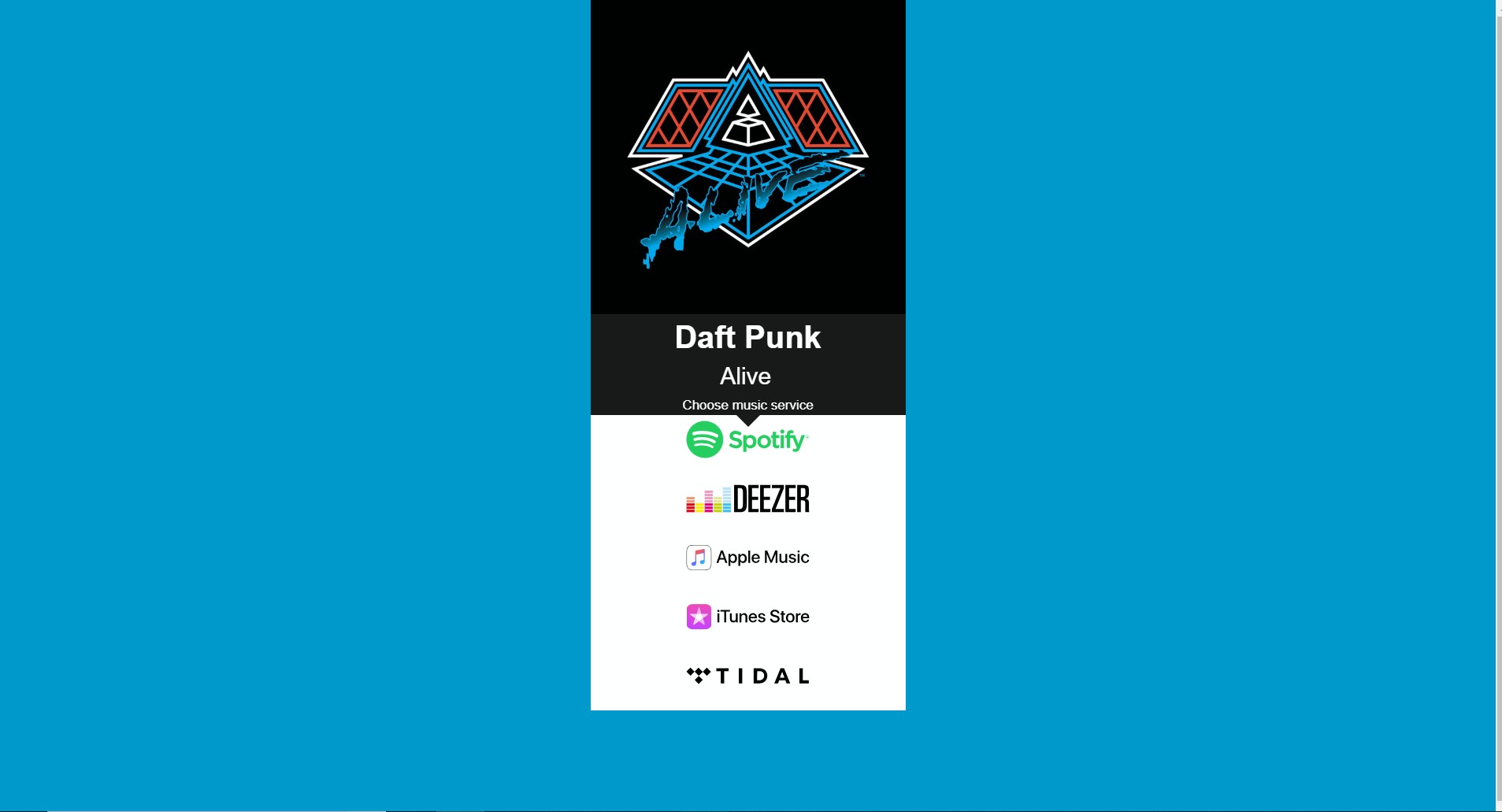 Daft Punk Smart Link Preview